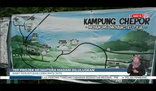 759 projek Sejahtera MADANI diluluskan babit peruntukan lebih RM72 juta